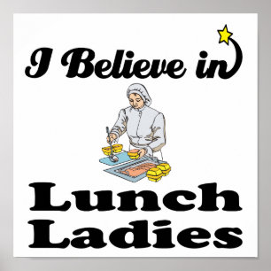 ik geloof in lunchdames poster