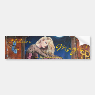 Ik geloof in Magic. Door Lori Karels Bumpersticker