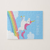 Ik geloof in Magic Unicorn Rainbow Puzzle Legpuzzel (Horizontaal)