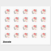 Ik geloof in Magic Unicorn Ronde Sticker (Vel)