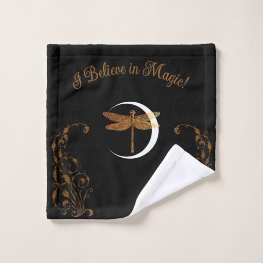 Ik geloof in magie! bad handdoek (Wasdoekje)