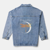 Ik geloof in magie! denim jacket (Achterkant)