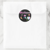 IK GELOOF IN MAGIE RONDE STICKER (Tas)