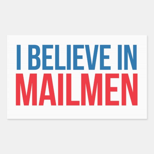 Ik geloof in Mailmen sticker (Voorkant)
