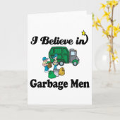 ik geloof in mannen voor afval kaart (Gele Bloem)