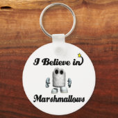 ik geloof in marshmallows sleutelhanger (Voorkant)