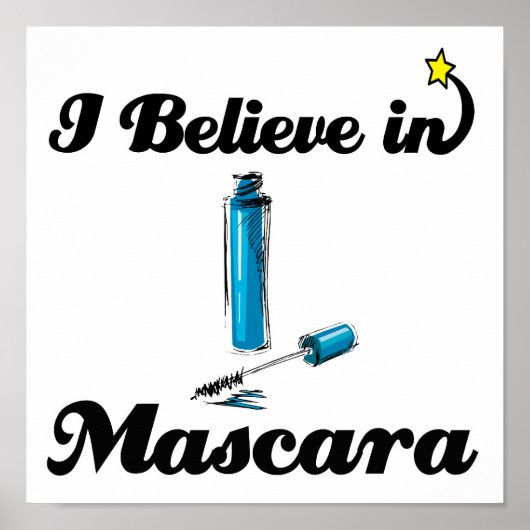 ik geloof in mascara poster (Voorkant)