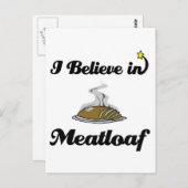 ik geloof in meatloaf briefkaart (Voorkant / Achterkant)