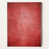 Ik geloof in mezelf Crimson Red Trader Symbool Planner (Achterkant)