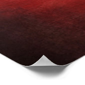 Ik geloof in mezelf Crimson Red Trader Symbool Poster (Hoek)