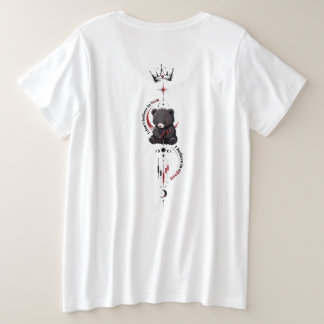 Ik Geloof in Mezelf Donkere Beer Handelaar Achterk Grote Maat T-shirt