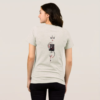 Ik Geloof in Mezelf Donkere Beer Handelaar Achterk Tri-Blend Shirt