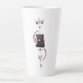 Ik Geloof in Mezelf Donkere Beer Handelaar Symbool Latte Mok