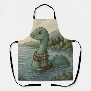 Ik geloof in mezelf dromerige Loch Ness Monster Schort