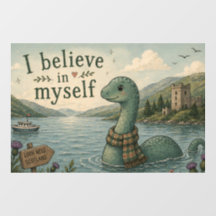 Ik geloof in mezelf grillige Loch Ness Monster