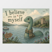Ik geloof in mezelf grillige Loch Ness Monster