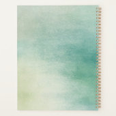 Ik Geloof in Mezelf Mint Waterverf Stier Trader Planner (Achterkant)