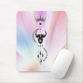 Ik geloof in mezelf Pastel Aura Trader Symbool Muismat (Met muis)