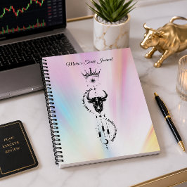Ik geloof in mezelf Pastel Aura Trader Symbool Notitieboek