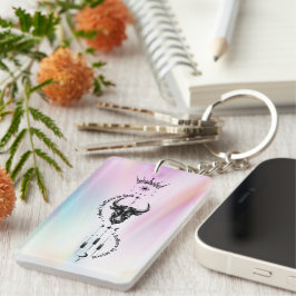 Ik geloof in mezelf Pastel Aura Trader Symbool Sleutelhanger