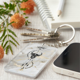 Ik geloof in mezelf premium handelaar sleutelhanger