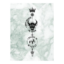 Ik geloof in mezelf Sage Marble Trader Symbool