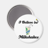ik geloof in milkshakes magneet (Voorkant / Achterkant)