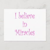 Ik geloof in Miracles Briefkaart (Voorkant)