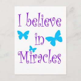 Ik geloof in Miracles Briefkaart