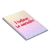 Ik geloof in Miracles Hanukkah Notitieboek (Rechterzijde)