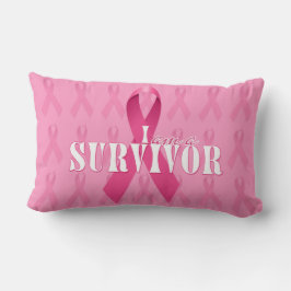 Ik geloof in Miracles Pink Ribbon Survivor Kussen