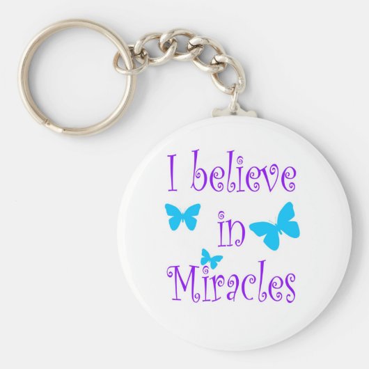 Ik geloof in Miracles Sleutelhanger (Voorkant)