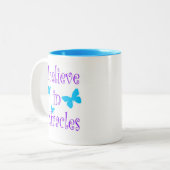 Ik geloof in Miracles Tweekleurige Koffiemok (Voorkant links)