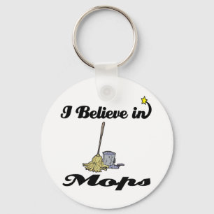 ik geloof in mops sleutelhanger