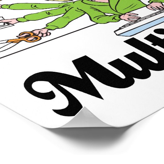 ik geloof in multitasking poster (Hoek)