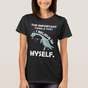 Ik geloof in Myself Loch Ness Monster Nessie T-shirt