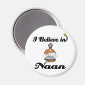 Ik geloof in naanbrood magneet (Voorkant / Achterkant)
