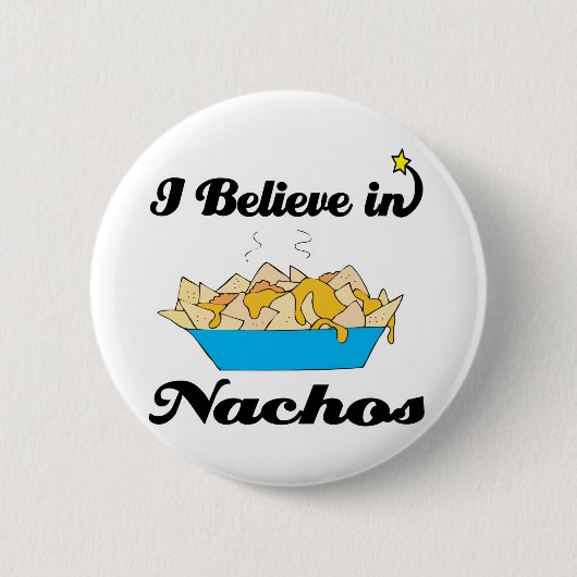 ik geloof in nachos ronde button 5,7 cm (Voorkant)