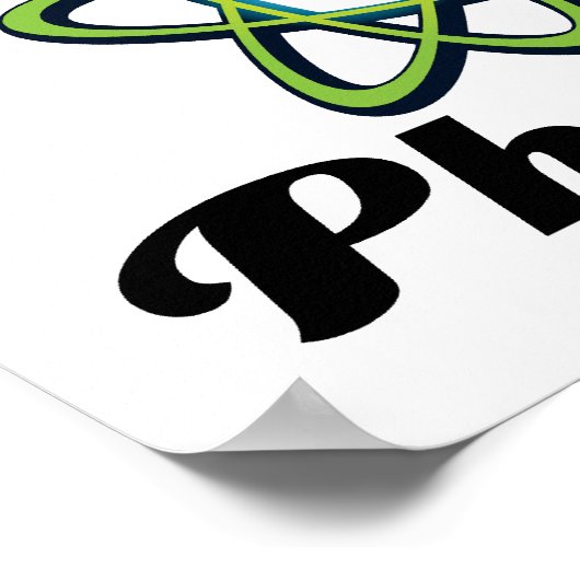 ik geloof in natuurkunde poster (Hoek)