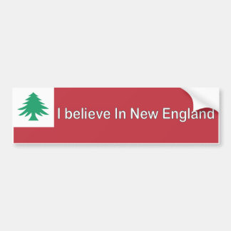 Ik geloof in New England Bumpersticker
