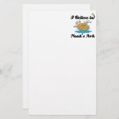 ik geloof in noahs ark briefpapier (Voorkant / Achterkant)