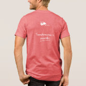 "Ik geloof in openbaar onderwijs" Tri-Blend Shirt (Achterkant)