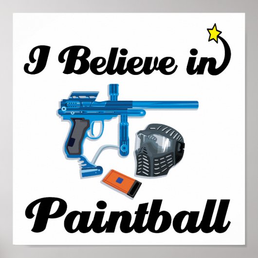 ik geloof in paintball poster (Voorkant)