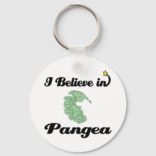 ik geloof in pangea sleutelhanger (Voorkant)