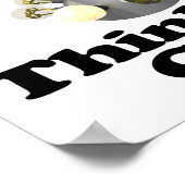 ik geloof in petten denken poster (Hoek)