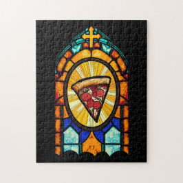 Ik geloof in pizza legpuzzel