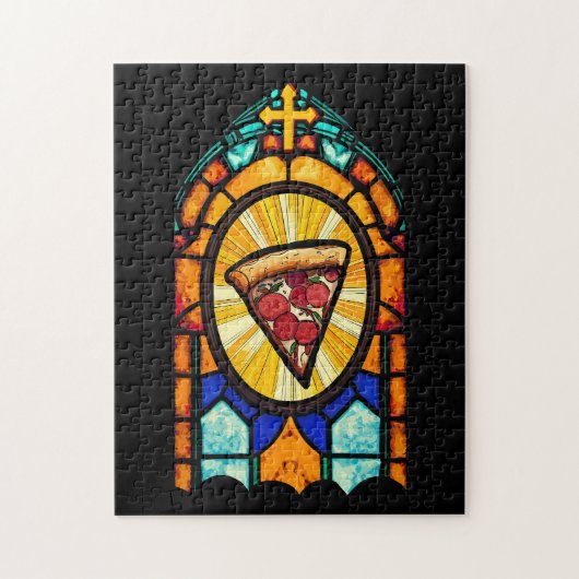 Ik geloof in pizza legpuzzel (Verticaal)