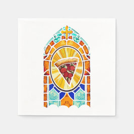 Ik geloof in pizza servet