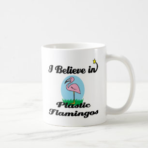 ik geloof in plastic flamingo's koffiemok