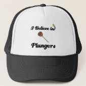 ik geloof in plungers trucker pet (Voorkant)